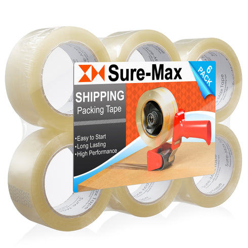 Premium Carton Packing Tape 1.8 mil 330 Feet (110 yards) - Clear